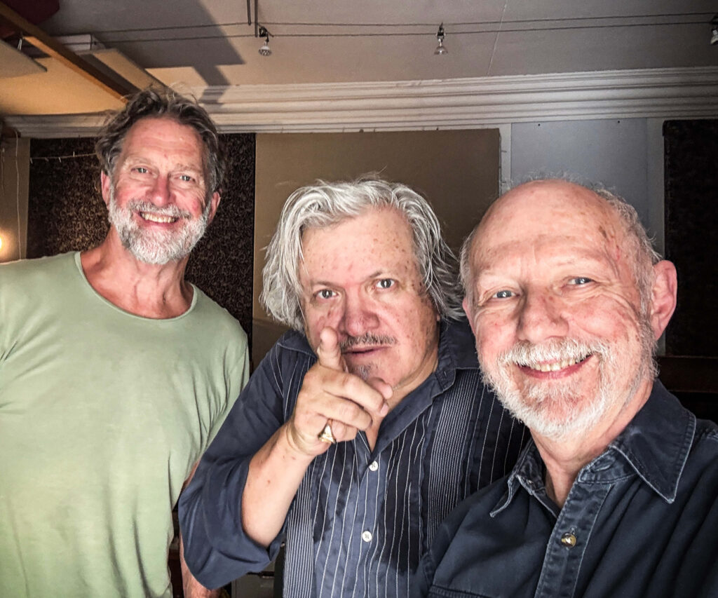 Brendan Gallagher, George Washingmachine and PC after a recording session