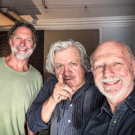 Brendan Gallagher, George Washingmachine and PC after a recording session