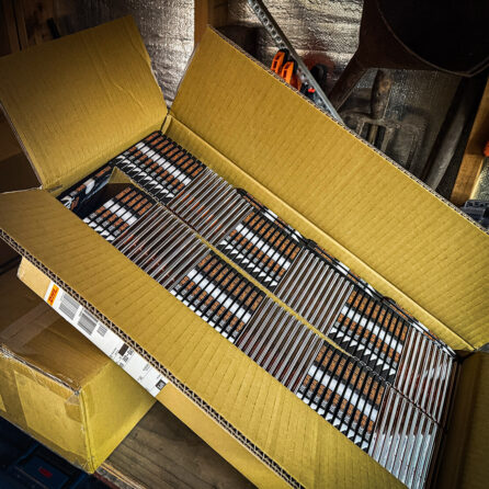 Box of Peter Campbell's new CDs.. Burden of Hope